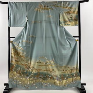 訪問着 身丈165.5cm 裄丈66.5cm 正絹 秀品 【中古】(着物)