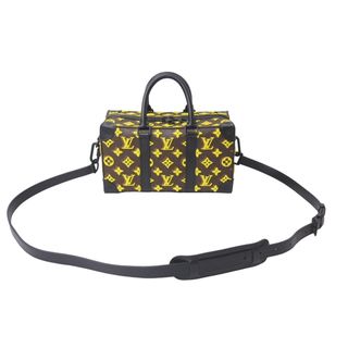 ルイヴィトン(LOUIS VUITTON)のLOUIS VUITTON ルイヴィトン スピーディソフトトランク ハンドバッグ モノグラムタフタージュ M45025 ジョーヌ 美品 中古 64211(ハンドバッグ)