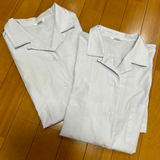 m-30 制服 開襟ブラウス 半袖 高校 女子用 2枚セット(シャツ/ブラウス(半袖/袖なし))