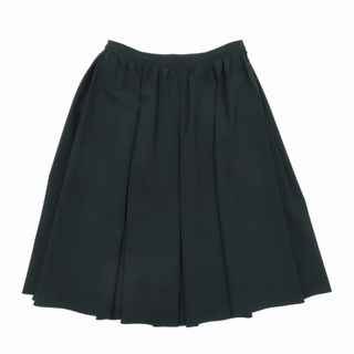 ルネ(René)の美品 13SS ルネ Rene ボックスプリーツ タック フレアスカート(ひざ丈スカート)