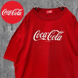 コカ・コーラ - コカコーラ 半袖Tシャツ センターロゴ 企業ロゴ ゆるだぼ ヴィンテージ古着