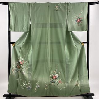 訪問着 身丈158.5cm 裄丈66cm 正絹 美品 秀品 【中古】(着物)