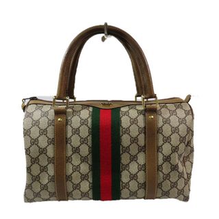 グッチ(Gucci)のGUCCI オールドグッチ ヴィンテージ ミニボストンバッグ シェリーライン(ボストンバッグ)