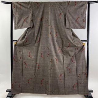 紬 身丈165cm 裄丈64cm 正絹 美品 秀品 【中古】(着物)