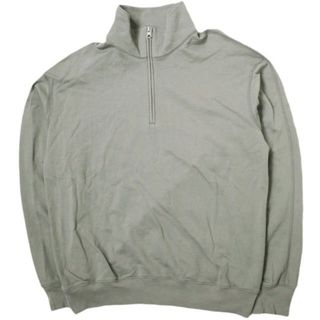 REIGNING CHAMP レイニングチャンプ 22SS カナダ製 QUARTER ZIP - LIGHTWEIGHT TERRY(LWT) ハーフジップスウェット 22070071025710 L QUARRY トレーナー 裏毛 プルオーバー トップス【中古】【REIGNING CHAMP】