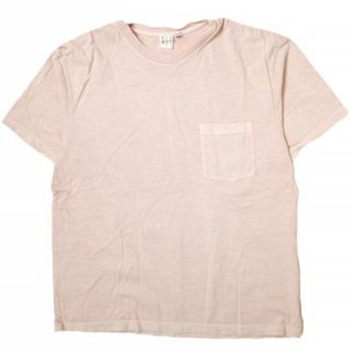 MAKERS メイカーズ アメリカ製 AMERICAN FIT T-SHIRTS アメリカンフィットTシャツ 3 ピンク 半袖 ポケット MADE IN USA トップス【中古】【MAKERS】(Tシャツ/カットソー(半袖/袖なし))