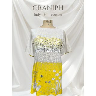 Design Tshirts Store graniph - ［レア］グラニフ　夏　海模様　ポケット付きチュニック