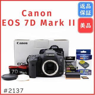 キヤノン(Canon)の【美品】キャノン Canon EOS 7D Mark II 　《SDカード付》(デジタル一眼)