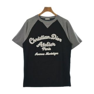 ディオールオム(DIOR HOMME)のDior Homme ディオールオム Tシャツ・カットソー XXS 黒xグレー 【古着】【中古】(Tシャツ/カットソー(半袖/袖なし))