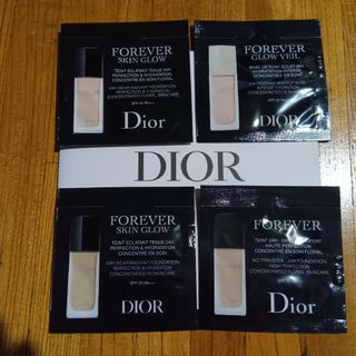 Christian Dior - Dior　新品サンプル　スキンフォーエヴァーフルイドファンデーション3袋&ベース