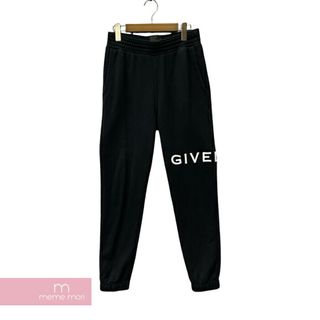 ジバンシィ(GIVENCHY)のGIVENCHY Logo Embroidery Jogging Slim Pants BM51353Y78 ジバンシィ ロゴエンブロイダリージョギングスリムパンツ ジャージ― ロゴ刺繡 4G ブラック サイズM【240525】【中古-A】【me04】(スラックス/スーツパンツ)