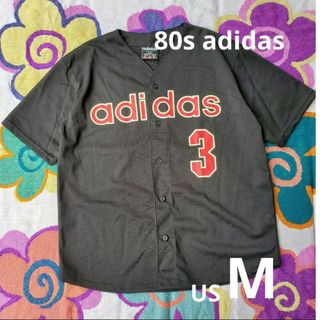 アディダス(adidas)のUS vintage 80s adidas 万国旗タグ ベースボールシャツ(シャツ)