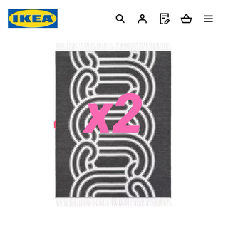 IKEA - IKEA   イケア　新品未使用　ソートロン ブランケット　2枚セット