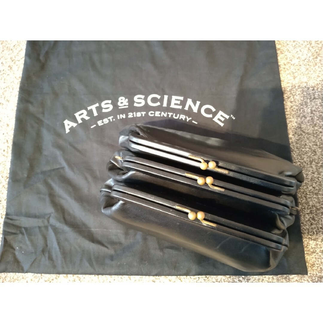 ARTS&SCIENCE - 希少 ARTS&SCIENCE 2way 3連がま口バックの通販 ARTS&SCIENCE - 希少 ARTS&SCIENCE 2way 3連がま口バックの通販