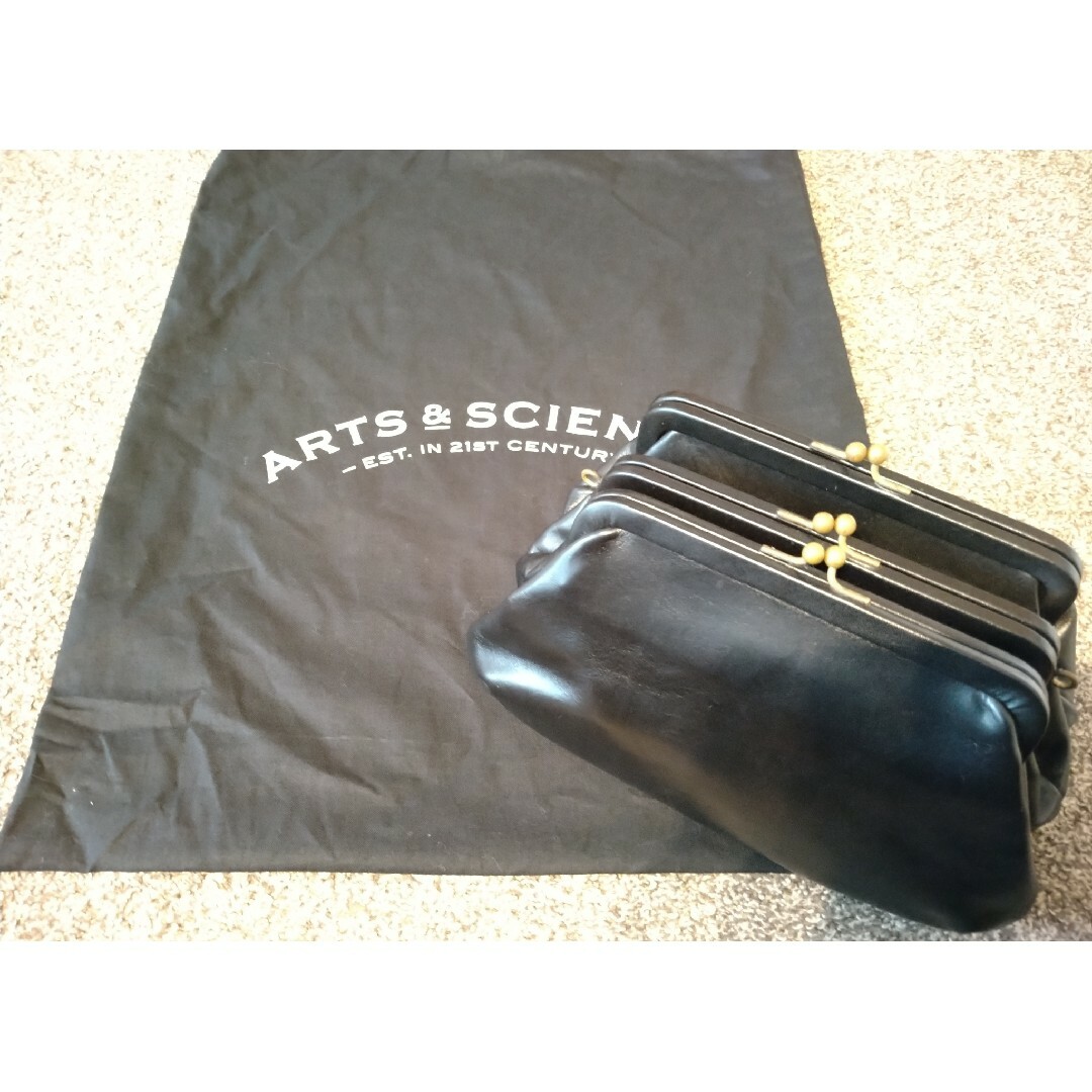 ARTS&SCIENCE - 希少 ARTS&SCIENCE 2way 3連がま口バックの通販 ARTS&SCIENCE - 希少 ARTS&SCIENCE 2way 3連がま口バックの通販
