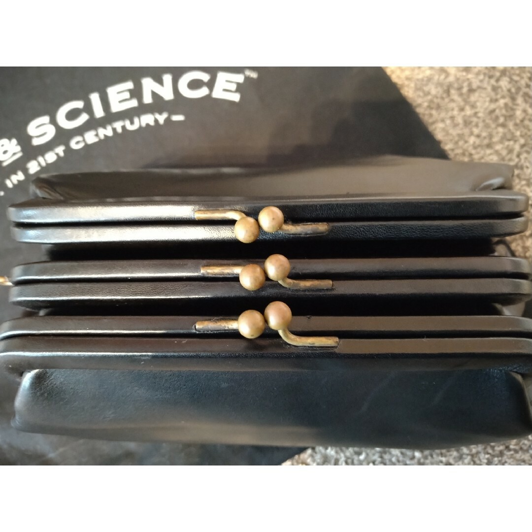 ARTS&SCIENCE - 希少 ARTS&SCIENCE 2way 3連がま口バックの通販 ARTS&SCIENCE - 希少 ARTS&SCIENCE 2way 3連がま口バックの通販