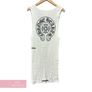 クロムハーツ(Chrome Hearts)のCHROME HEARTS Horseshoe Tank Top クロムハーツ ホースシュータンクトップ ロゴプリント ホワイト サイズXL【240526】【新古品】【me04】(タンクトップ)