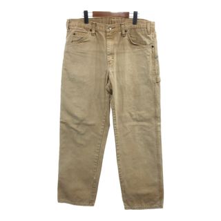 ディッキーズ(Dickies)の00年代 Dickies ディッキーズ ダック ペインターパンツ ワーク ベージュ (メンズ W34 L30) 中古 古着 Q7780(その他)