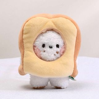 ちびぬい 着せ替え 食パン１０cm ぬいぐるみ  かわいい ふわふわ  癒し(その他)