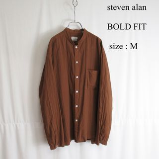 スティーブンアラン(steven alan)のsteven alan スタンドカラー シャツ バンドカラー トップス アローズ(シャツ)