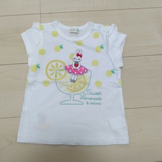 ニットプランナー(KP)の良品 ニットプランナー ミミちゃん レモネード トップス 90(Tシャツ/カットソー)