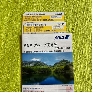 エーエヌエー(ゼンニッポンクウユ)(ANA(全日本空輸))のANA株主優待券2枚(航空券)