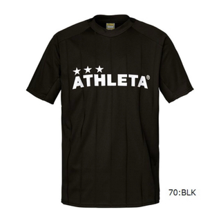 アスレタ(ATHLETA)の送料無料 新品 ATHLETA アスレタ JRプラクティスシャツ 150 BLK(ウェア)