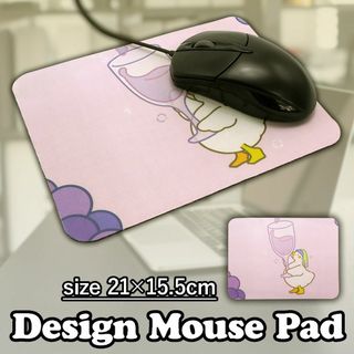 【特価】デザイン マウスパッド 薄型 軽量 21×15.5cm 残りわずか(PC周辺機器)