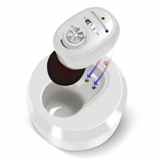 集音器 高齢者向け しゅうおんき 耳穴タイプ 充電式 日本製チップ 充電スタンド(その他)