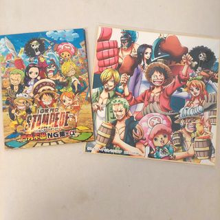 ONE PIECE - ONE PIECE　ワンピース　スタンピード　入場者特典　一番くじ　色紙　セット