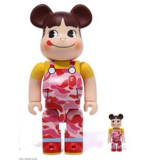 ベアブリック(BE@RBRICK)のペコちゃん　ベアブリック　Bape(フィギュア)