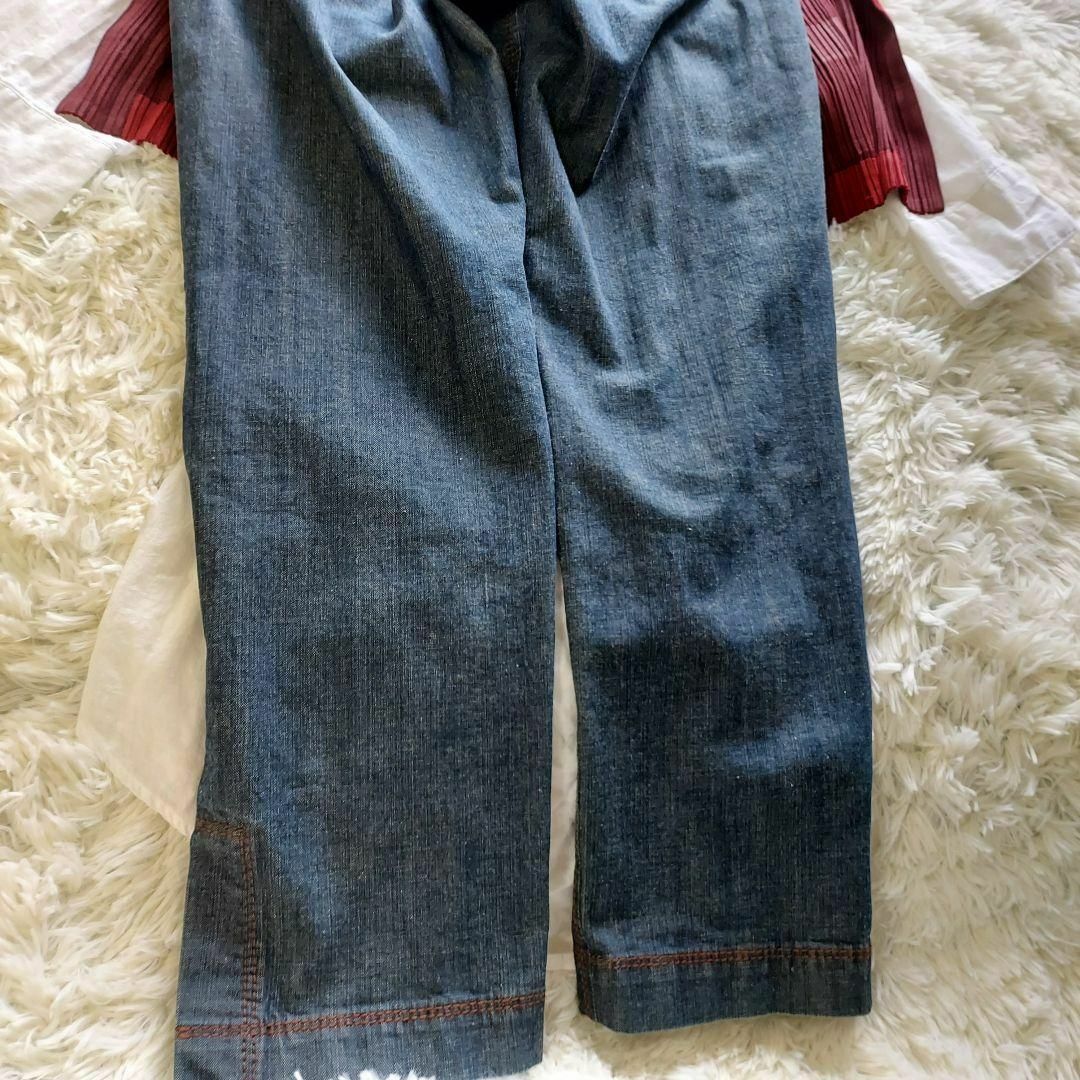 CELINE セリーヌ デニム ジーンズ トリンオフ インディゴ クロップド CELINE セリーヌ デニム ジーンズ トリンオフ インディゴ クロップド