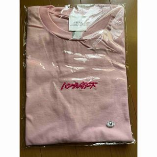 【本日発送】ハンブレッダーズロゴ刺繍Tシャツ ピンク×ピンク Mサイズ(ミュージシャン)