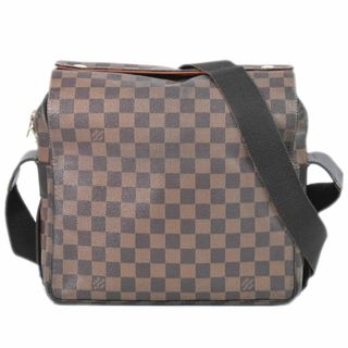 LOUIS VUITTON - 本物 ルイヴィトン LOUIS VUITTON LV ナヴィグリオ ダミエ エベヌ ショルダーバッグ メッセンジャーバッグ ブラウン N45255 Naviglio ビトン バッグ 中古