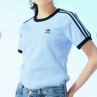 Originals（adidas） - 新品　アディダスオリジナルス スリーストライプス スリム 半袖 Tシャツ  XL