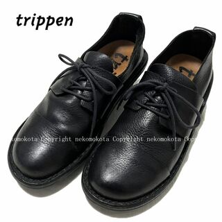 トリッペン(trippen)のトリッペン レースアップ シューズ 37 ブラック レディース trippen(ローファー/革靴)