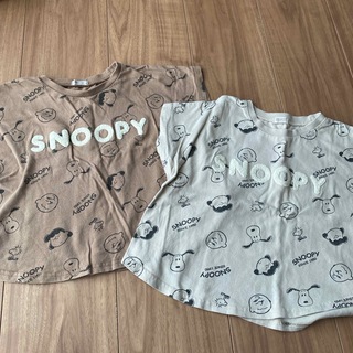 スヌーピー(SNOOPY)のスヌーピーTシャツ100センチ(Tシャツ/カットソー)