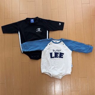 Champion Lee 長袖ロンパース 70~80cm セット売り(ロンパース)