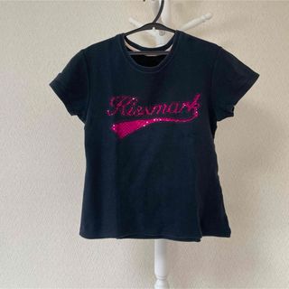 キスマーク(kissmark)の★ kissmark キラキラ ロゴT(Tシャツ(半袖/袖なし))
