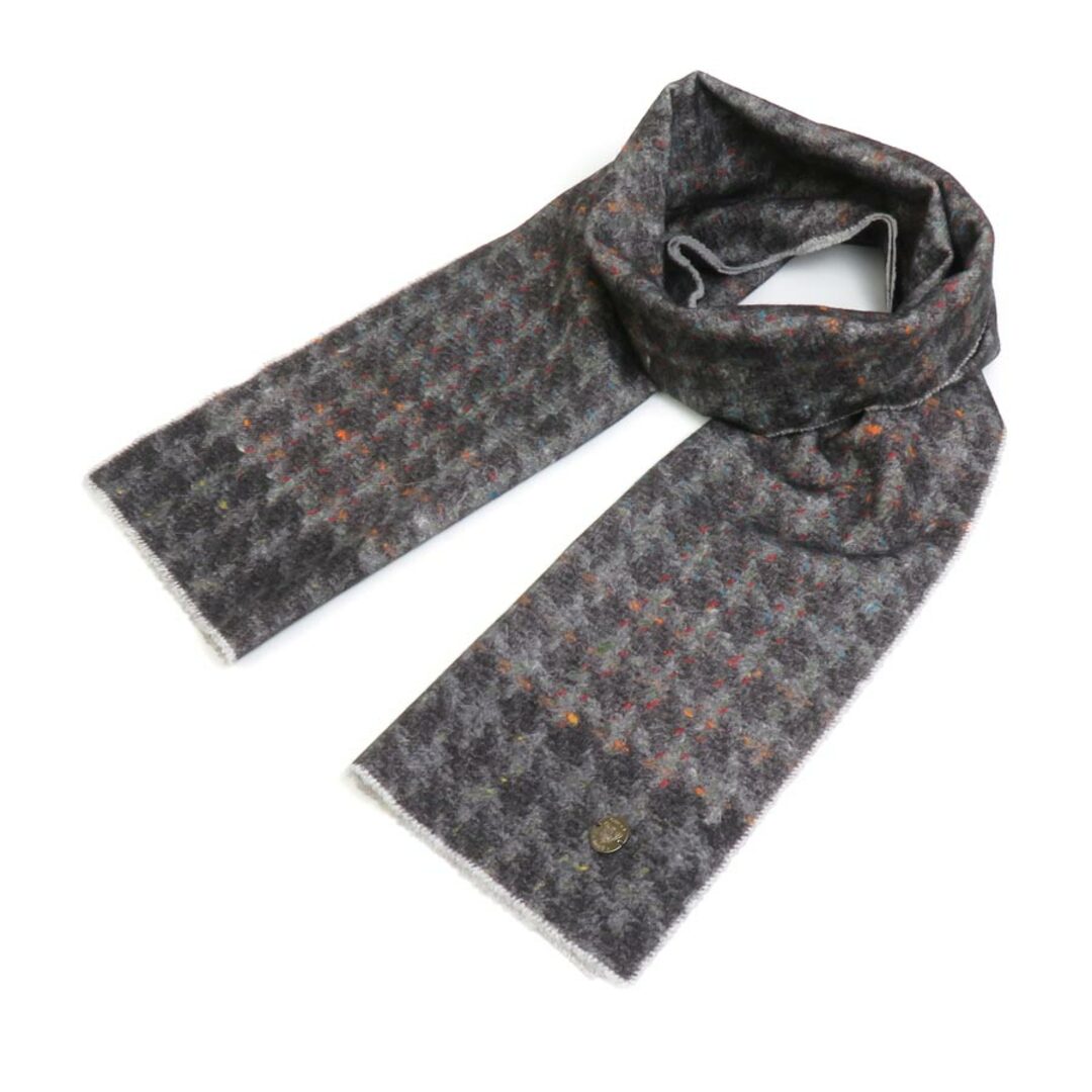 GUCCI - グッチ GUCCI マフラー ウール/カシミヤ グレー/マルチ GUCCI - グッチ GUCCI マフラー ウール/カシミヤ グレー/マルチ