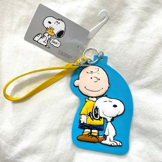 ビンテージピーナッツ(Vintage PEANUTS)の未使用タグ付【Vintage PEANUTS】パスケース チャーリー&スヌーピー(パスケース/IDカードホルダー)