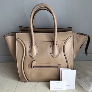 セリーヌ(celine)のCELINE セリーヌ ラゲージ ミニ ベージュ(トートバッグ)