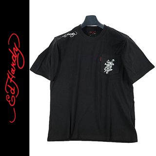 Ed Hardy - 【新品】Ed Hardy Tシャツ 半袖 ポケット付 ブラック Mサイズ