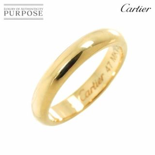 カルティエ(Cartier)のカルティエ Cartier クラシック バンド #47 リング K18 YG イエローゴールド 750 指輪【証明書付き】VLP 90232608(リング(指輪))