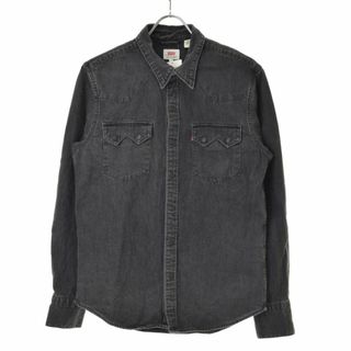 【LEVIS】ブラックデニム ウエスタン長袖シャツ