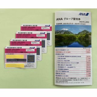 エーエヌエー(ゼンニッポンクウユ)(ANA(全日本空輸))のANA 全日空　株主優待券　4枚(その他)