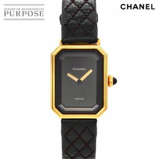 シャネル(CHANEL)のシャネル CHANEL プルミエール H0090 ヴィンテージ レディース 腕時計 ブラック K18YG イエローゴールド クォーツ Premiere VLP 90192000(腕時計)