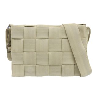 other - ボッテガヴェネタ BOTTEGA VENETA ウェビングカセット ショルダーバッグ 斜め掛け キャンバス ベージュ 680514V1G21 美品 新入荷 OB1843