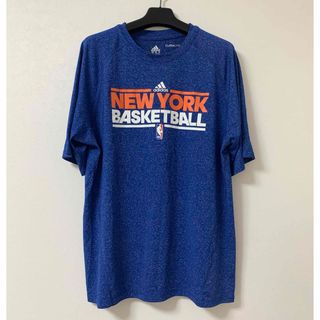 アディダス(adidas)のNBA adidas アディダス ニックス ユニフォーム 半袖 Tシャツ 青(Tシャツ/カットソー(半袖/袖なし))