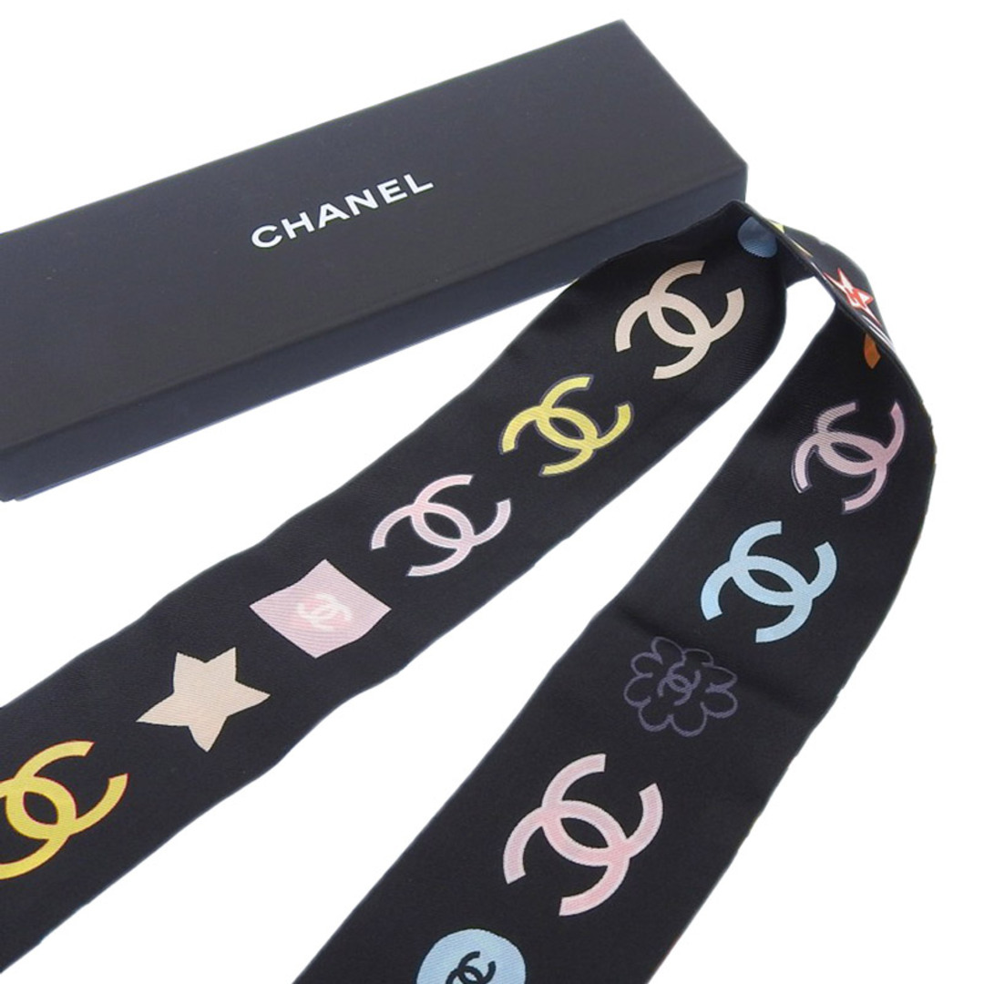 CHANEL - シャネル CHANEL ツイリー スカーフ ココマーク シルク CHANEL - シャネル CHANEL ツイリー スカーフ ココマーク シルク